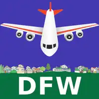 Dallas Fort Worth Airport DFW Icon