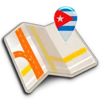 Map of Cuba offline Icon